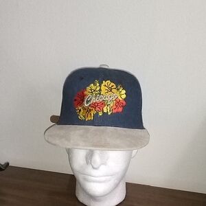 Chicago Floral Snapback Hat